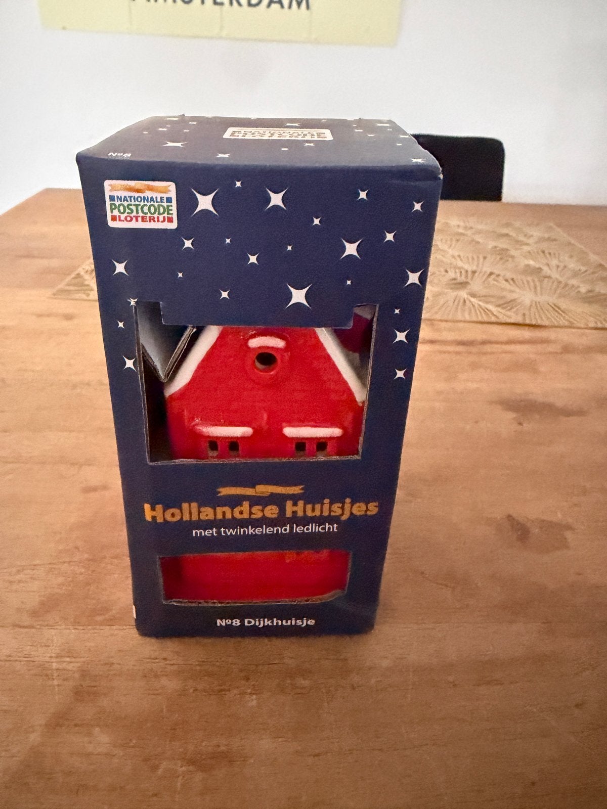 Hollands Huisje No. 8 Dijkhuisje met LED-licht, Nieuw, Ophalen of Verzenden, Landelijk, Rood