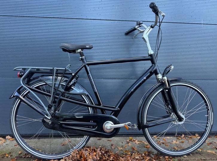 Batavus Mambo 7 Heren Zwart 61cm, Fietsen en Brommers, Fietsen | Heren | Herenfietsen, -, Versnellingen, Batavus, Ophalen of Verzenden