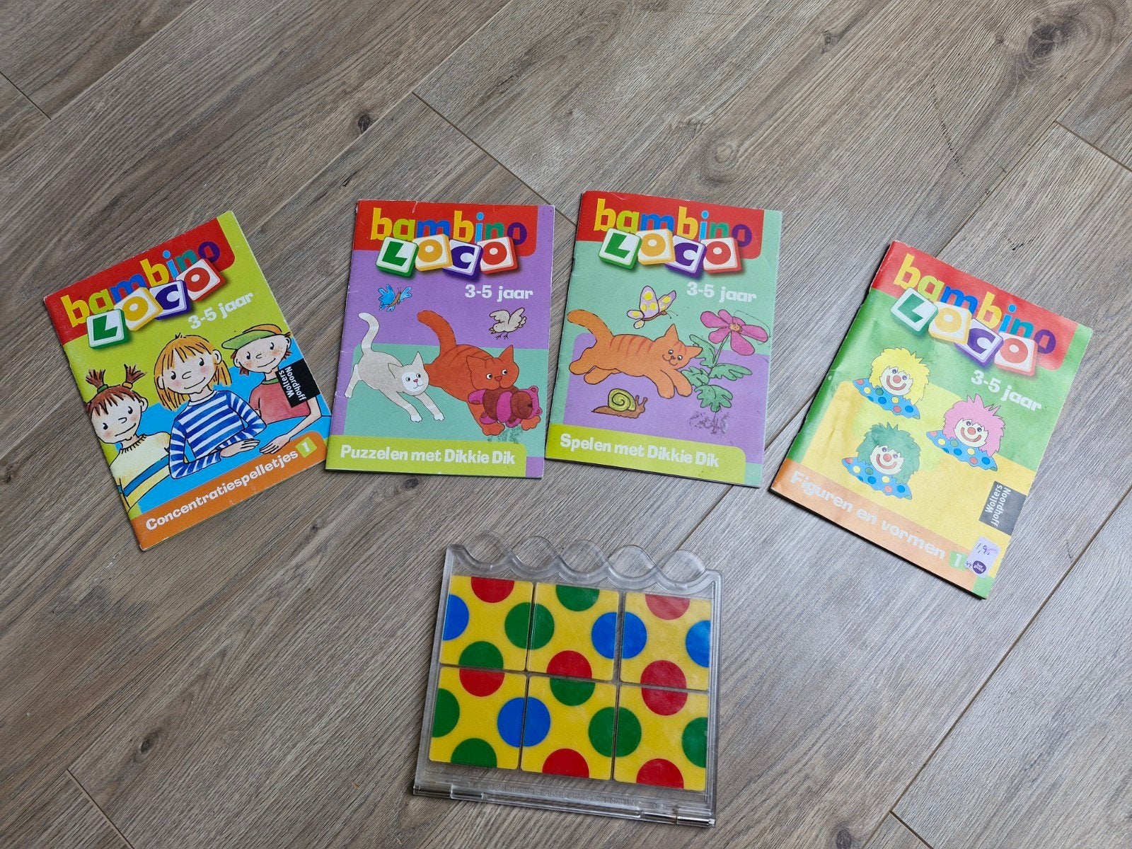 Bambino Loco Spellenpakket 3-5 jaar (4 boekjes + basisdoos), Ophalen of Verzenden, Gebruikt, Puzzelen