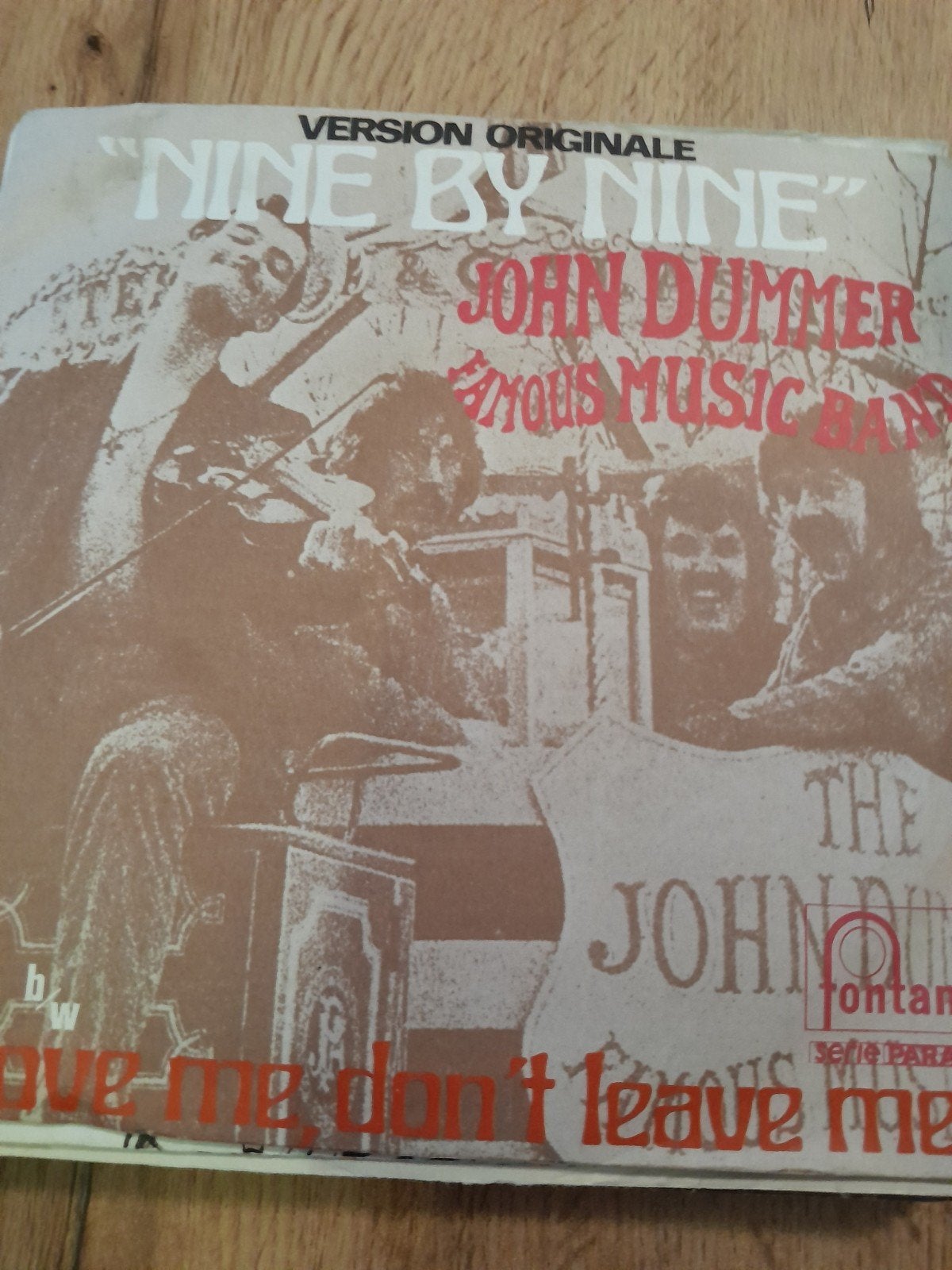 john dummer,s famdus music band 7 inch nine by nine, Ophalen of Verzenden, Zo goed als nieuw, Pop