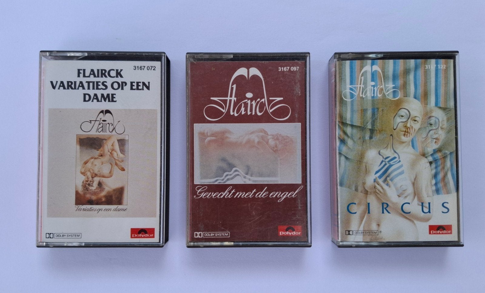 Flairck cassette 3x, Ophalen of Verzenden, Gebruikt, Pop, 1 bandje