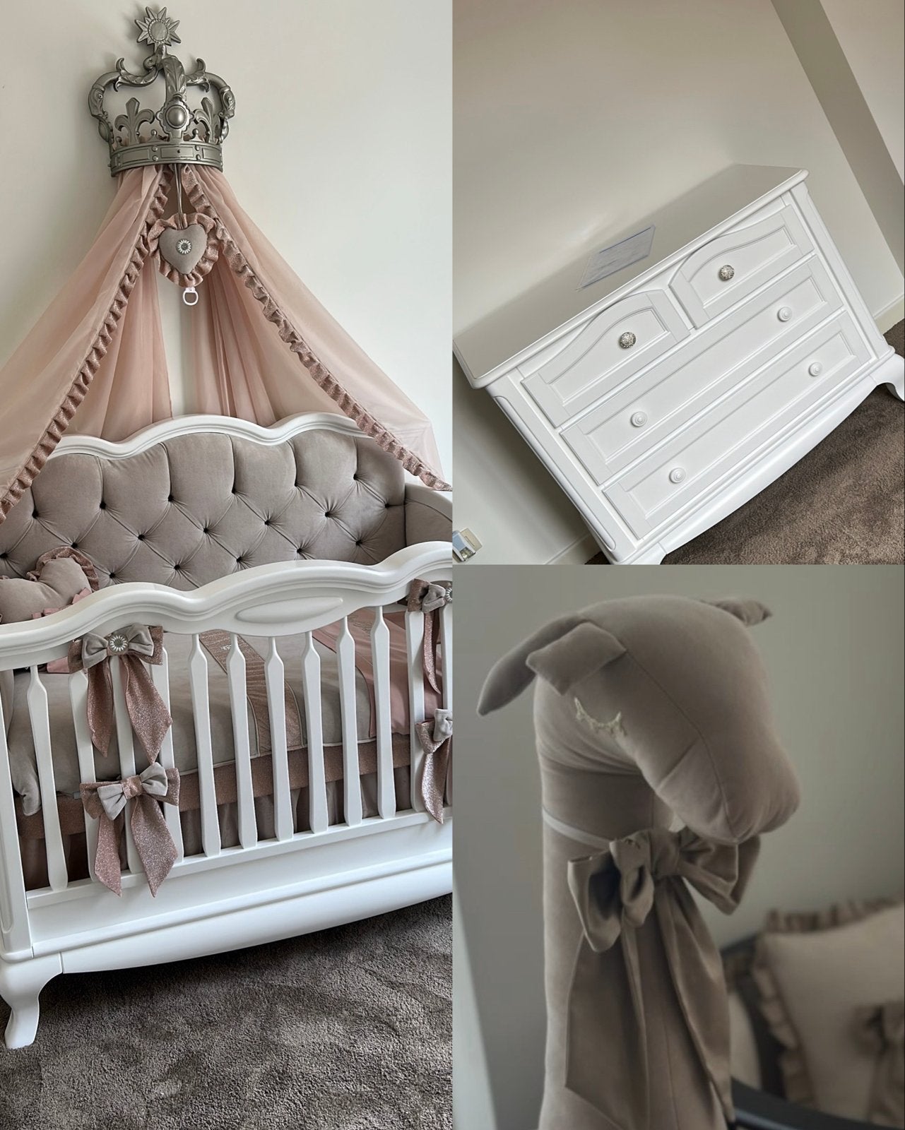 Luxe babykamer compleet – inclusief prachtige aankleding, Ophalen, 70 tot 85 cm, 140 tot 160 cm, Zo goed als nieuw