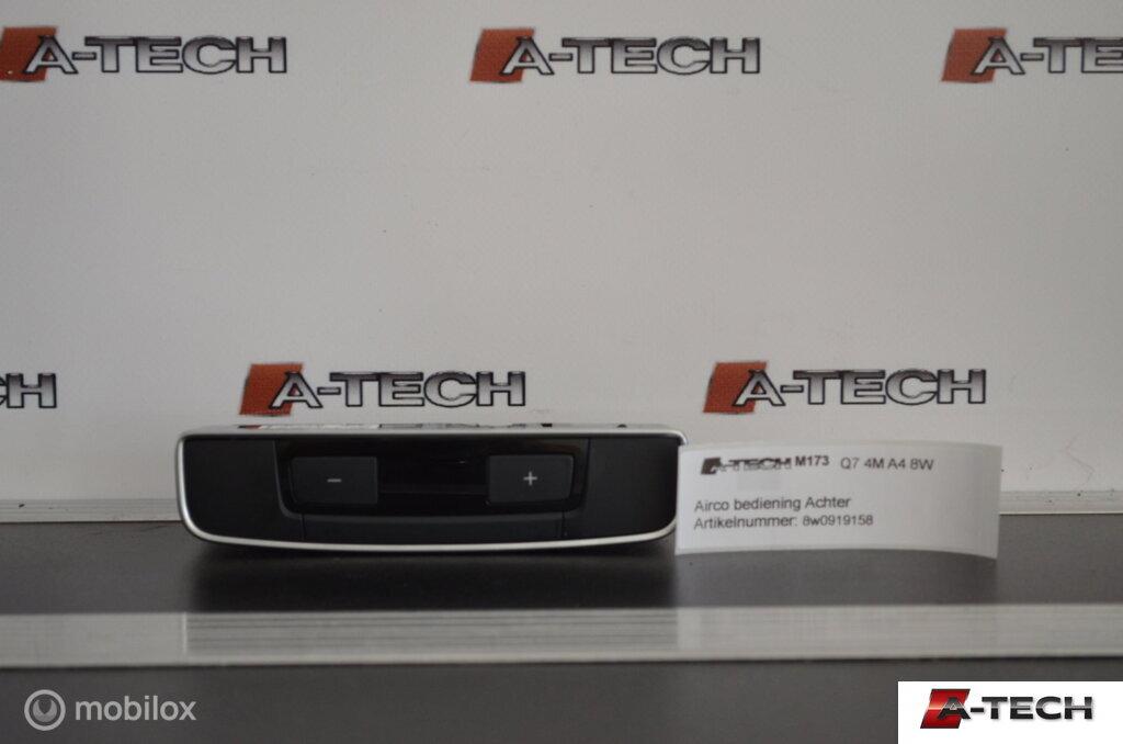 Airco bedieningspaneel Achter Audi A4 B9 Q7 4M A5 8w0919158, Auto-onderdelen, Audi, Gebruikt, Audi, Ophalen of Verzenden