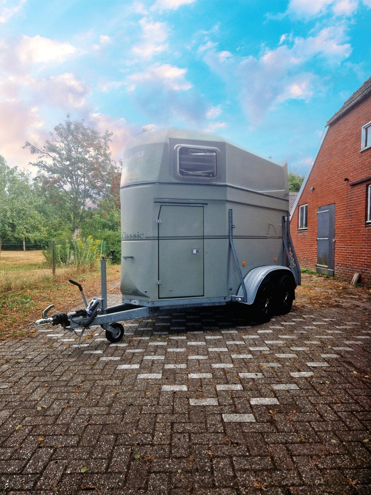 Bockmann Classic 2-paards Aluminium bodem!!, Ophalen, Gebruikt, Aluminium, 2-paards trailer