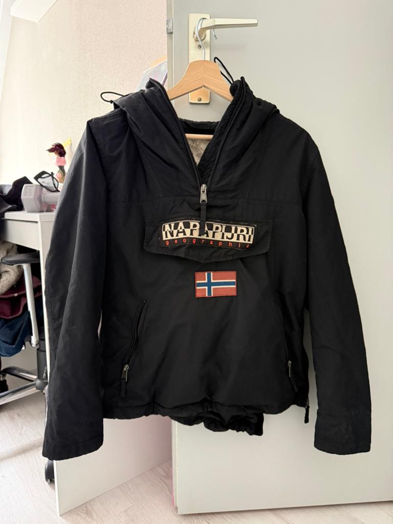 Napapijri jas zwart, Ophalen of Verzenden, Gedragen, Zwart