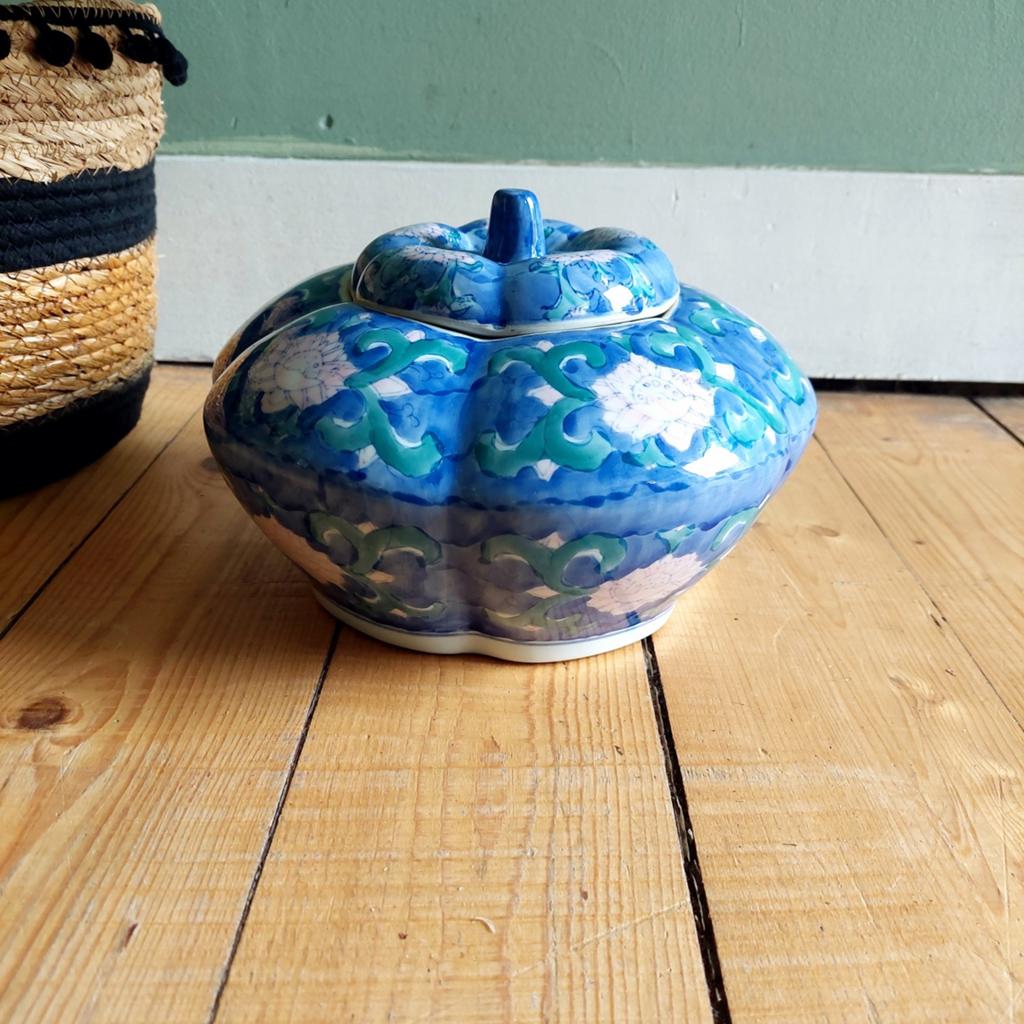 Lucky Vintage grote vintage gemberpot met deksel, Antiek en Kunst, Curiosa en Brocante, Ophalen