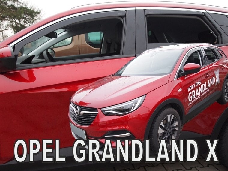 Opel Grandland X donkere zijwindschermen raamspoilers visors, Ophalen of Verzenden, Nieuw