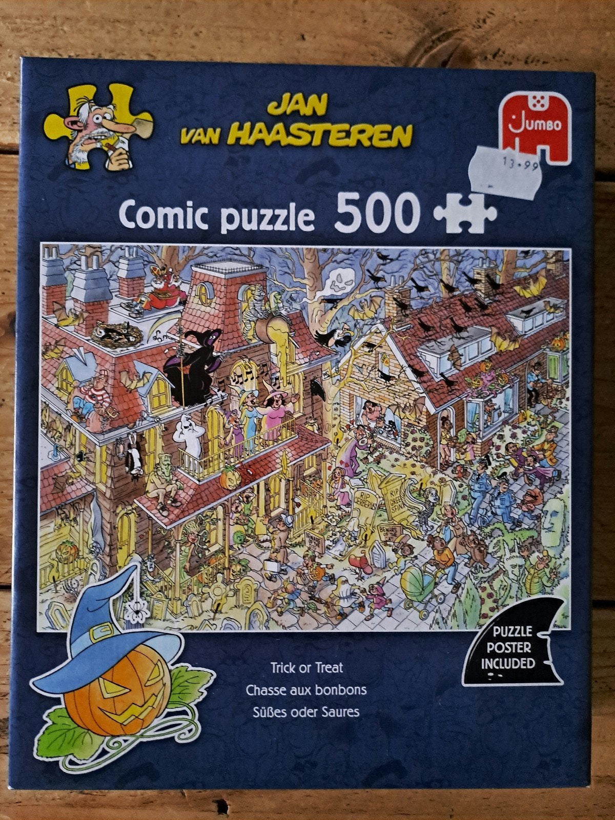 Jan van Haasteren Comic Puzzel 500+ Trick or Treat, Hobby en Vrije tijd, Denksport en Puzzels, Ophalen, 500 t/m 1500 stukjes, Gebruikt
