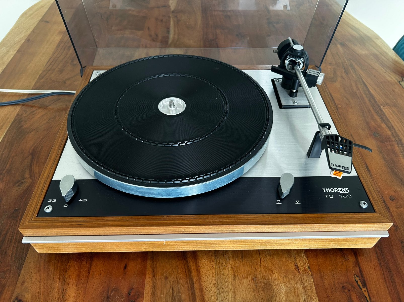 Thorens TD 160 draaitafel + ADC 550XE element, Ophalen, Gebruikt, Platenspeler, Thorens