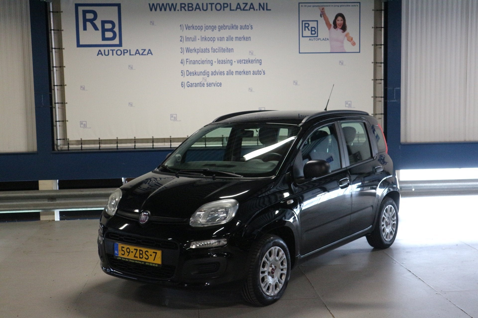 Fiat Panda 0.9 TwinAir / AUTOMAAT / NAP / AIRCO / TOP DEAL !, Auto's, Euro 5, 86 pk, Panda, Zwart