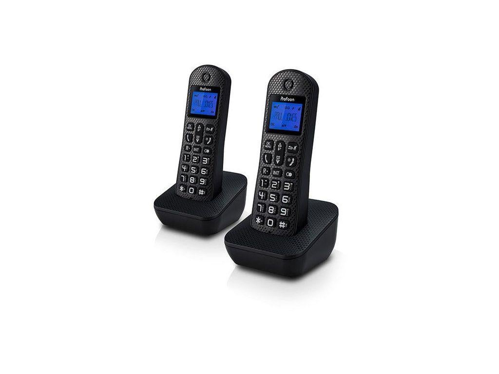 Profoon PDX-525ZT DECT telefoon met 2 handsets NIEUW in doos, Telecommunicatie, Vaste telefoons | Handsets en Draadloos, Ophalen of Verzenden