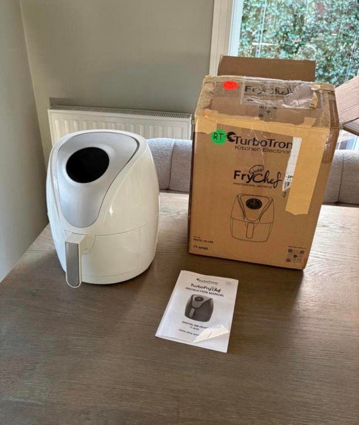 Turbo Tronic AF9D Digitale Airfryer - Heteluchtfriteuse, Witgoed en Apparatuur, Airfryers, !, Airfryer, Gebruikt, !