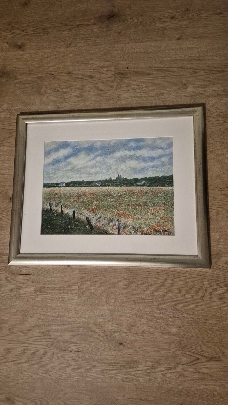 Schilderij: Landschap, Ophalen, Realistisch, Landschap, Aquarel
