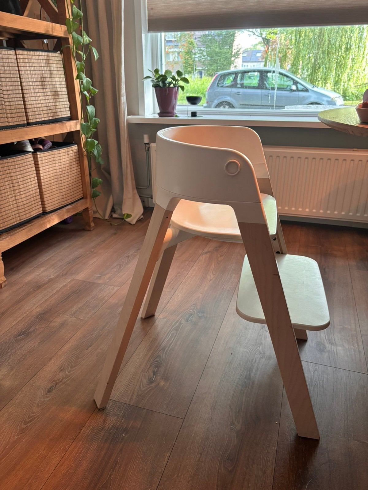 Stokke steps kinderstoel, Ophalen, Zo goed als nieuw, Meegroeistoel