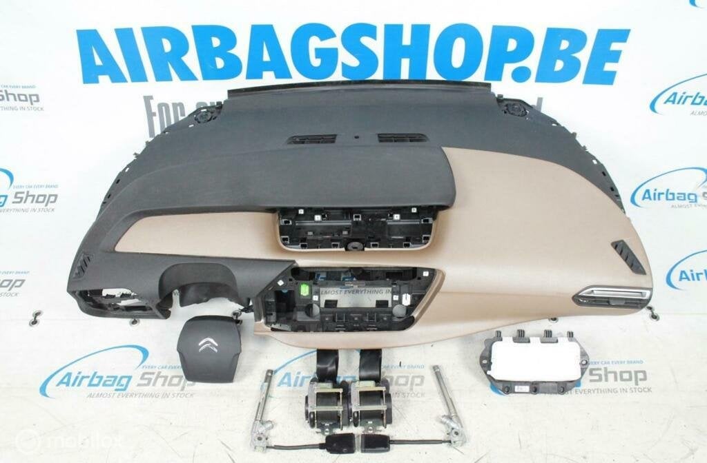 Airbag set Dashboard zwart goud citroen c4 picasso 2013-2022, Auto-onderdelen, Gebruikt, Ophalen of Verzenden