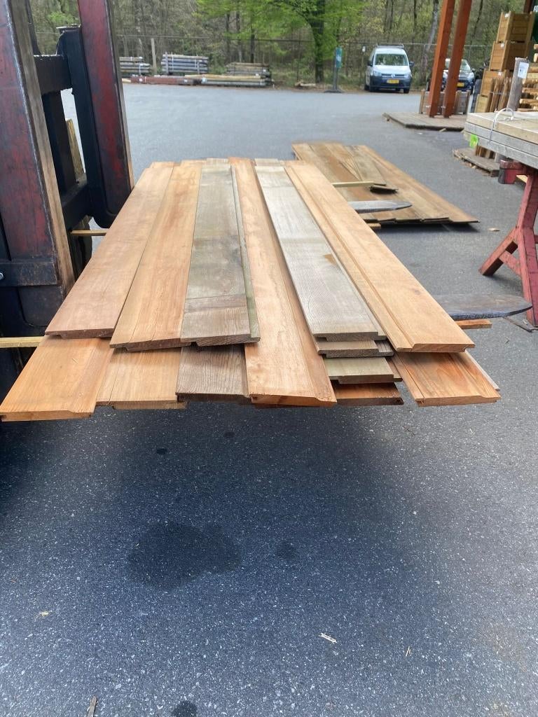 Profielplanken 18x145mm diverse maten nr. 697, Ophalen, Minder dan 180 cm, Palen