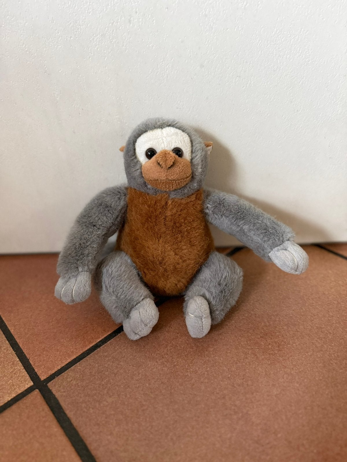 Pluche aap knuffel, Ophalen of Verzenden, Zo goed als nieuw, Overige typen