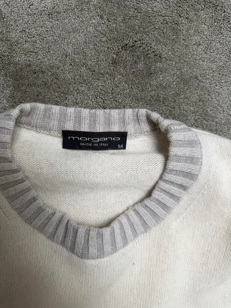 Morgano Made in Italy Trui - Maat 54, Ophalen of Verzenden, Zo goed als nieuw, Overige maten, Wit