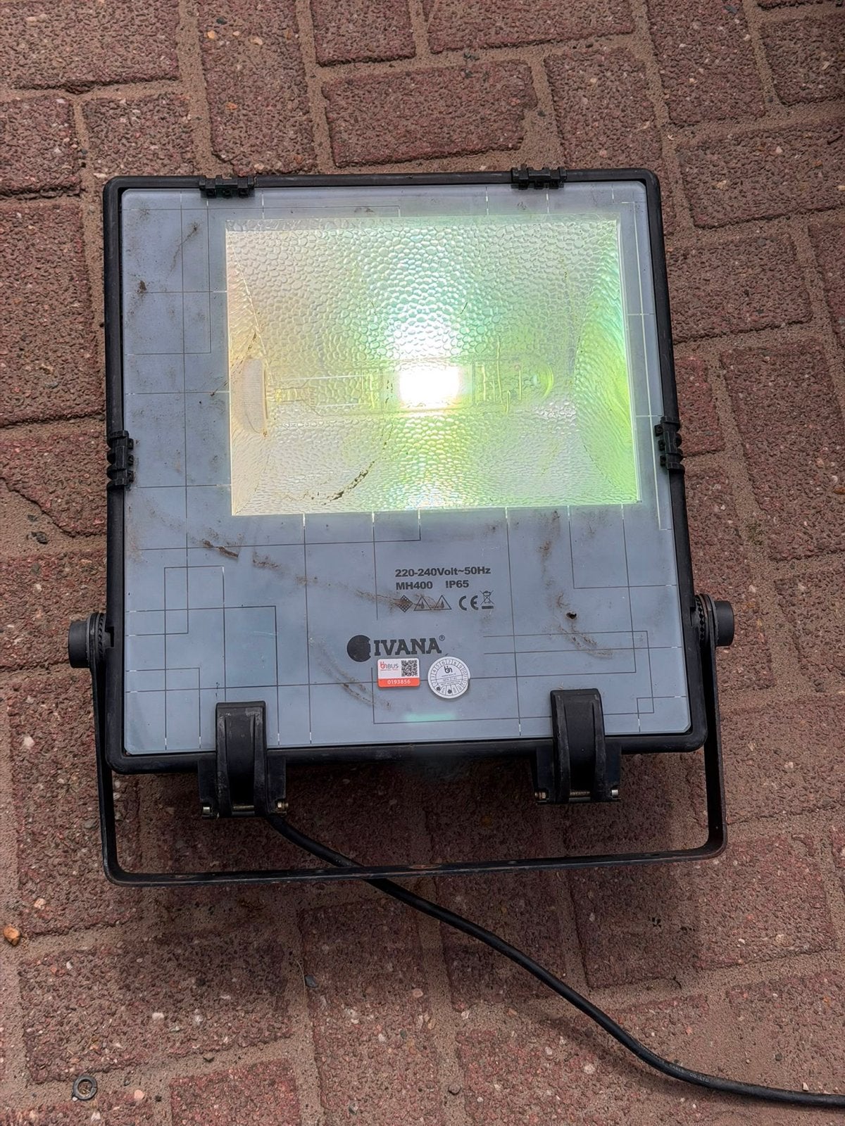 400W bouwlamp / paardenbak verlichting - Ivana MH400, Ophalen, Gebruikt, 200 tot 500 watt, Lamp met armatuur