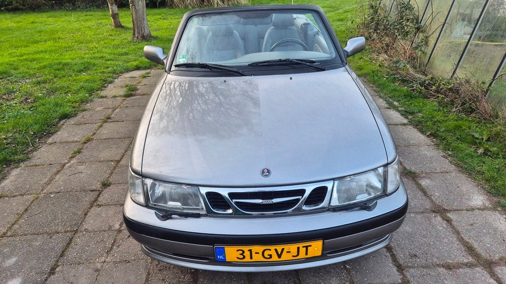 Saab 9-3 Cabrio 2.0t S LUXURY AUTOMAAT HIRSCH TUNING 195 PK, Gebruikt, 4 stoelen, 1600 kg, Zilver of Grijs