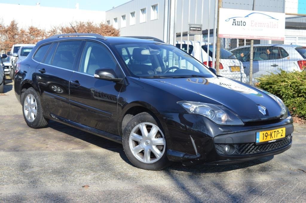 Renault Laguna Estate 2.0 dCi Dynamique bj10 navi cruise ecc, Voorwielaandrijving, Laguna, Zwart, 4 cilinders