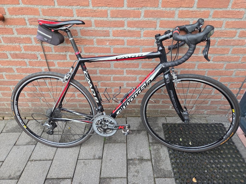 Cannondale CAAD 8 maat 56 racefiets, 28 inch, Gebruikt, Aluminium, Meer dan 20 versnellingen