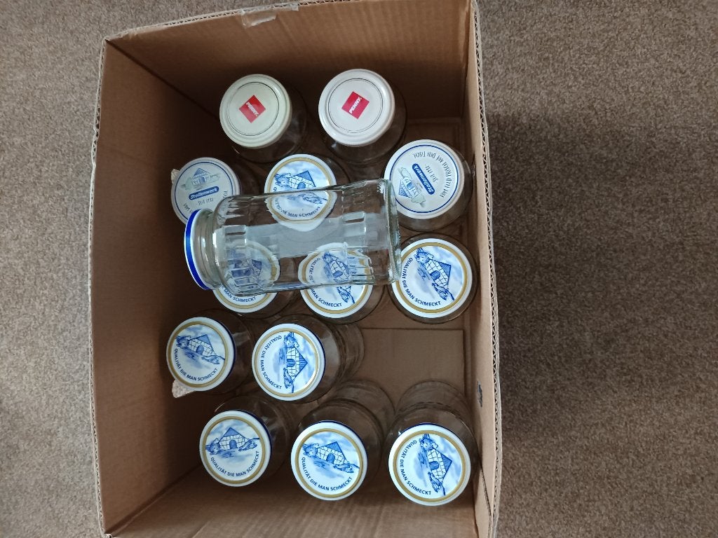 Glazen potten voor inmaken, Ophalen, Pot, Bus of Blik, Met deksel, Glas