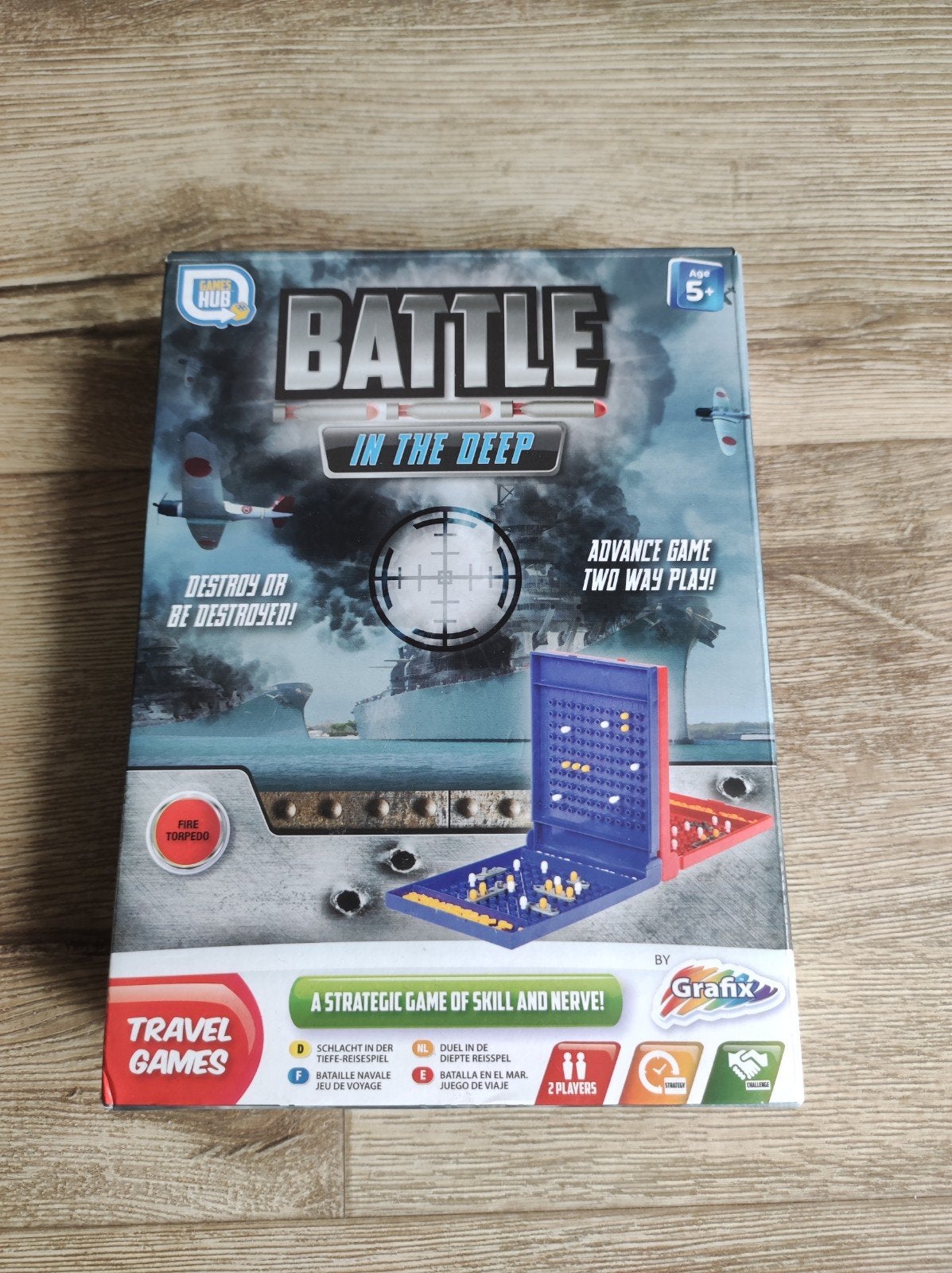 Battle In The Deep Zeeslag, Een of twee spelers, Ophalen of Verzenden, Nieuw, Grafix