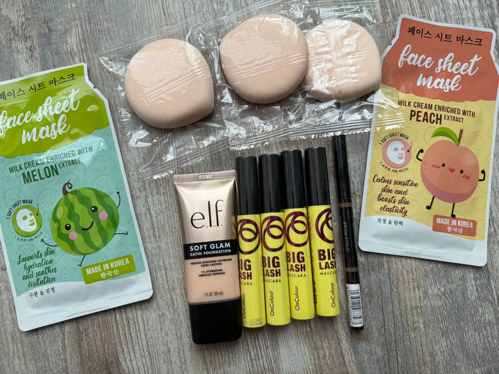 Make-up pakket (mascara, foundation, sheet masks etc), Overige kleuren, Nieuw, Make-up, Verzenden