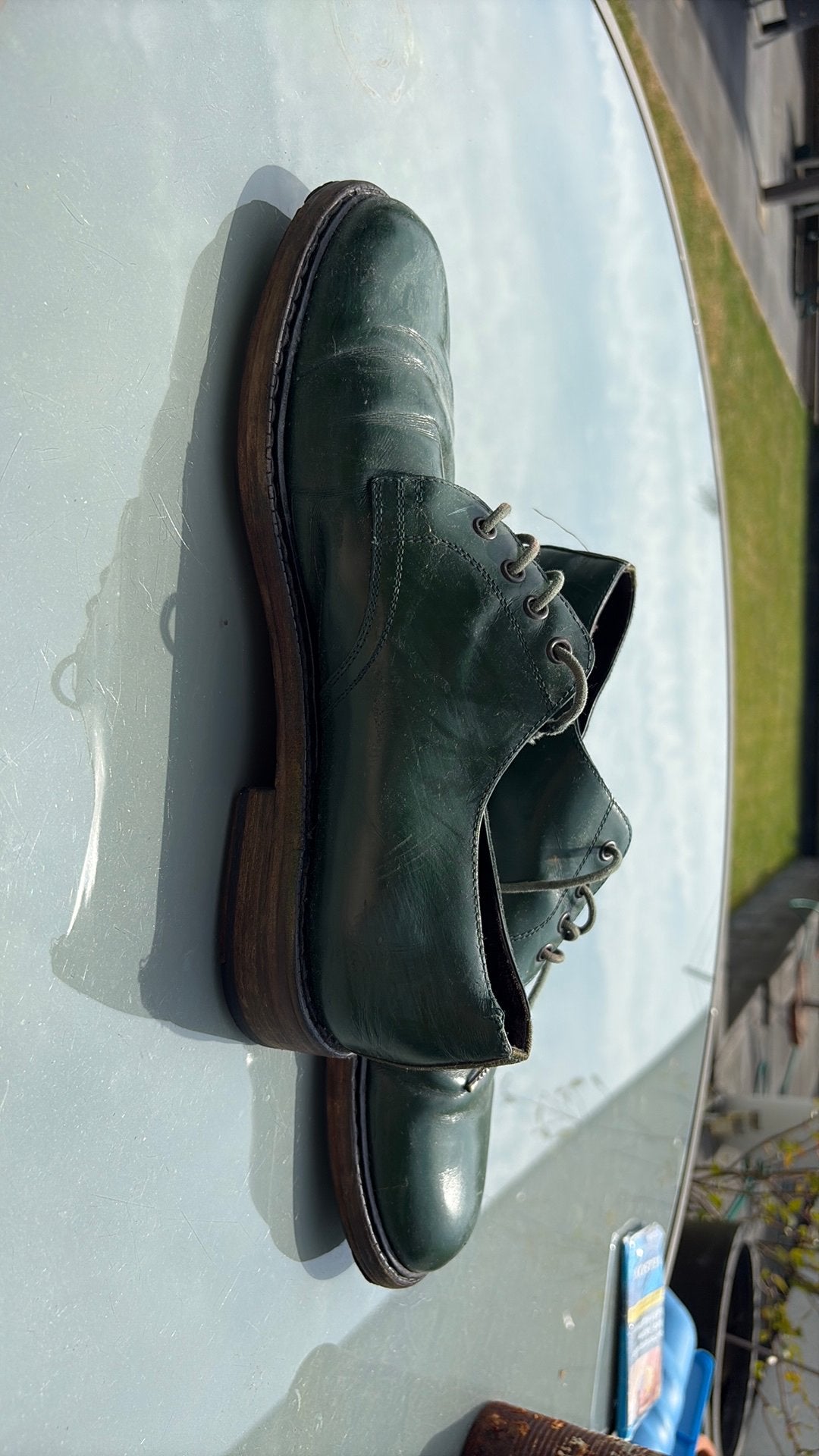 Groene acne schoenen mt 45, Ophalen of Verzenden, Zo goed als nieuw, Overige kleuren