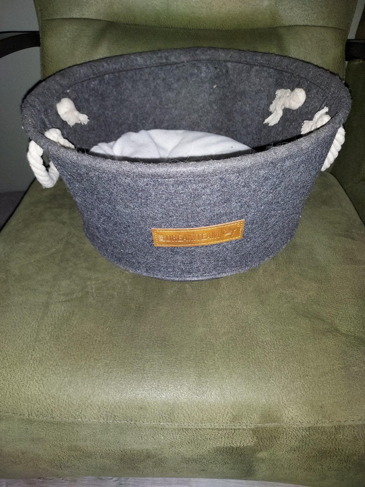 Kattenmand + speelbak, Ophalen, Gebruikt, Rond