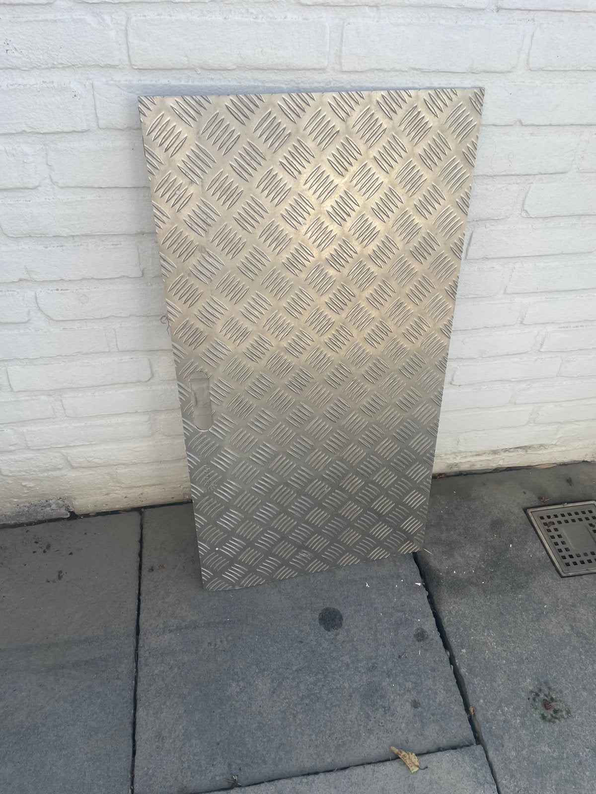 Drempelhulp Aluminium, Ophalen, Gebruikt