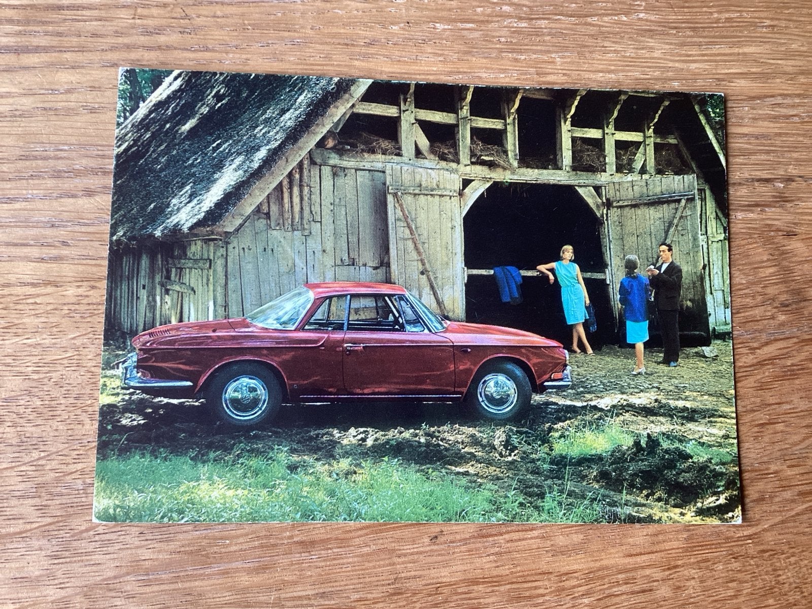 VW Karmann Ghia ansichtkaart - Ongelopen 3 stuks, Ophalen of Verzenden