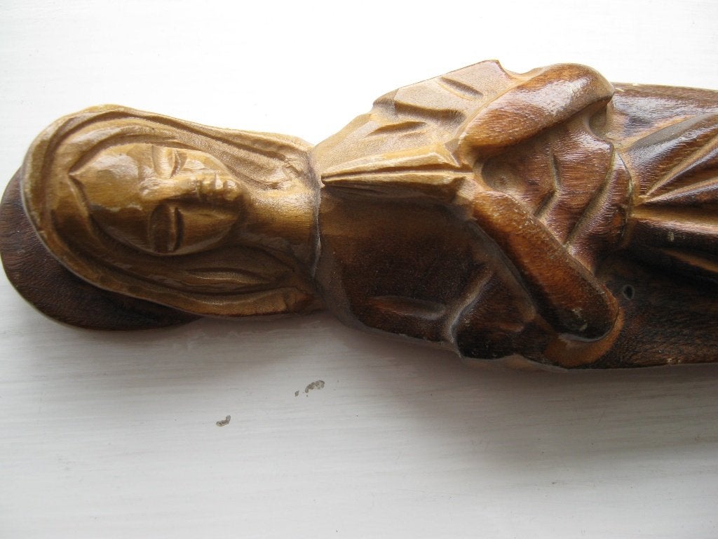 Antiek Houten Madonna, Verzenden