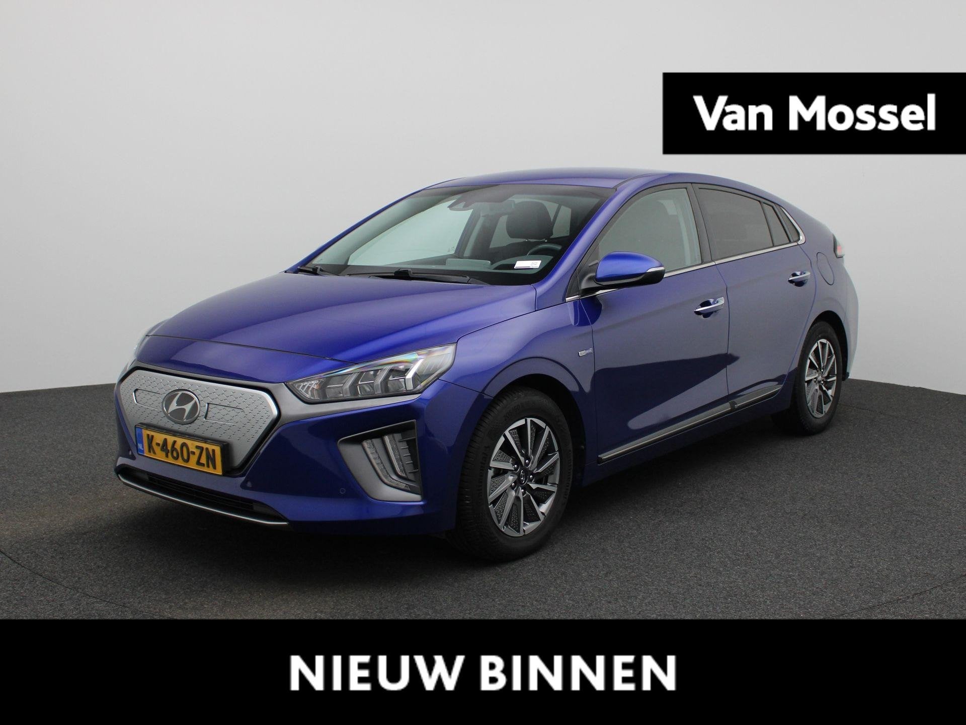 Hyundai IONIQ Premium EV 38 kWh VERWACHT !, Gebruikt, Blauw, Origineel Nederlands, IONIQ