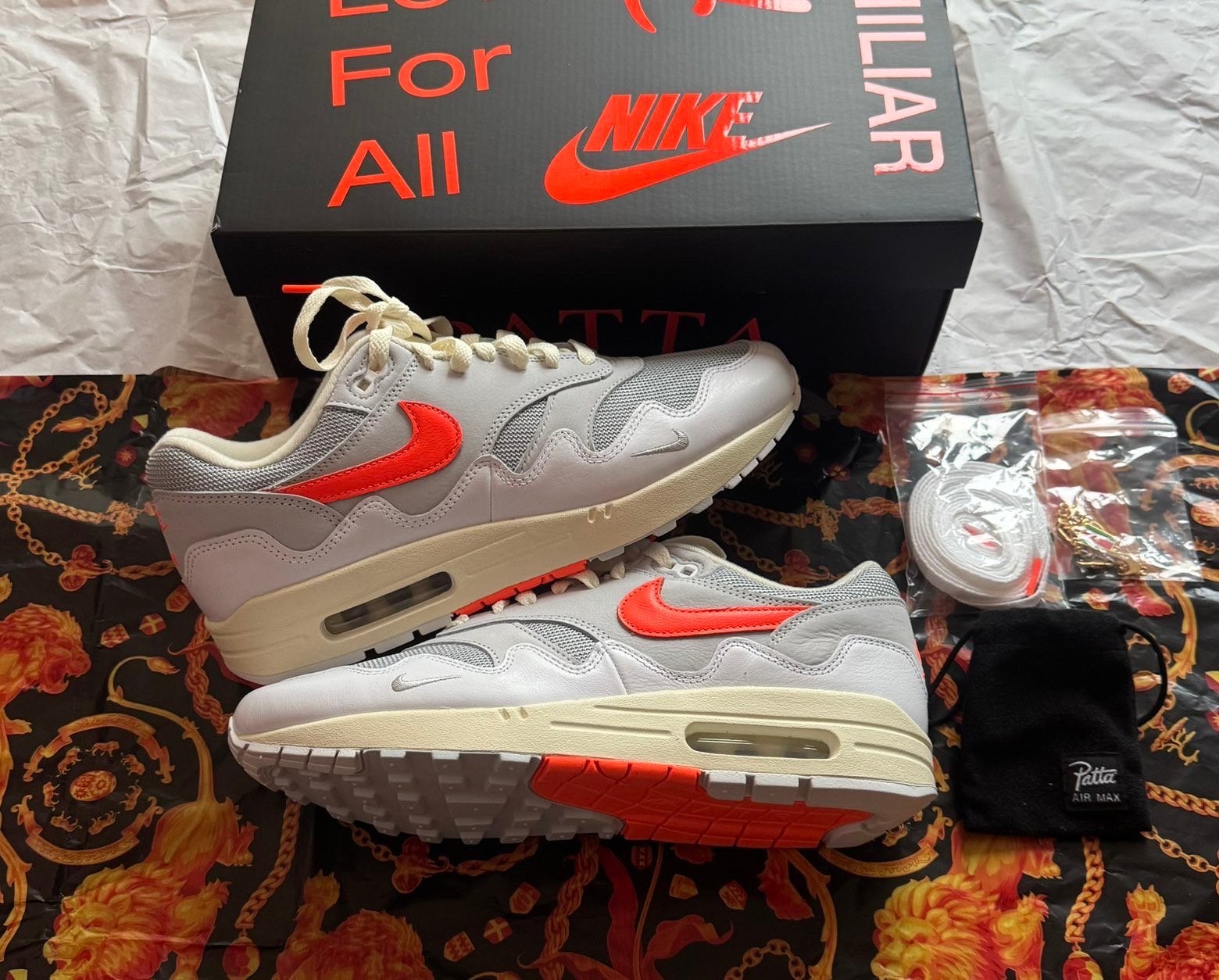 Nike Air Max 1 Patta Waves, Ophalen of Verzenden, Nieuw, Wit