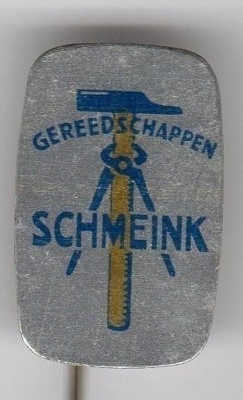Speldje SCHMEINK HEEMSTEDE GEREEDSCHAPPEN HAMER NIJPTANG (A4, Ophalen of Verzenden, Gebruikt, Overige onderwerpen