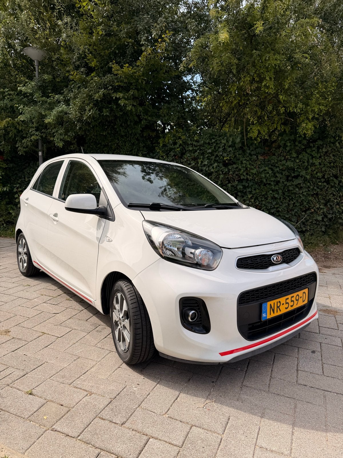 Kia Picanto 1.0 Eco PlusLine|Navi | Camera |Airco|Cruise|NAP, 4 stoelen, Wit, Origineel Nederlands, 24 km/l