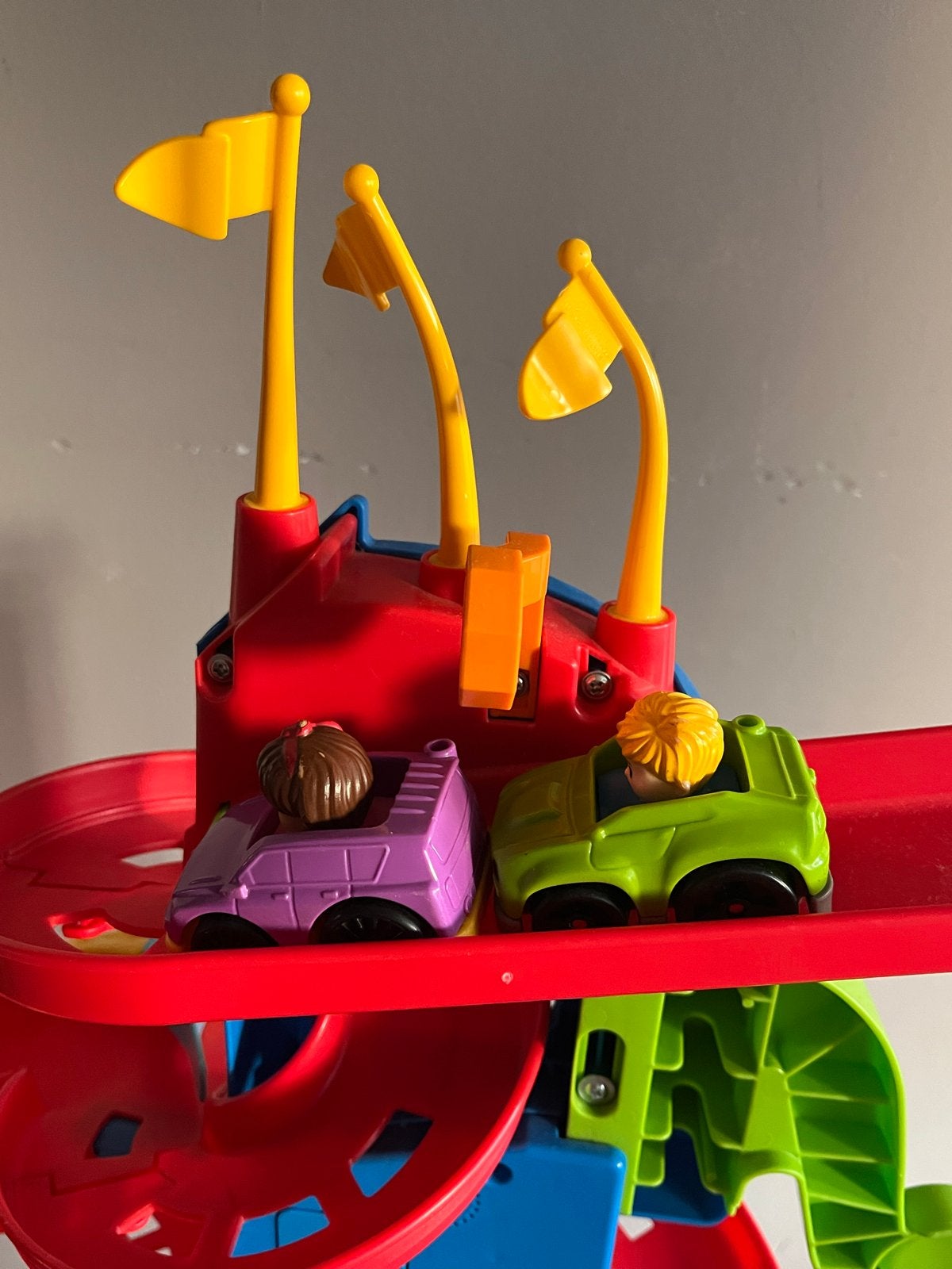 Fisher-Price Little People Wheelies Racebaan, Ophalen of Verzenden, Gebruikt, Speelset