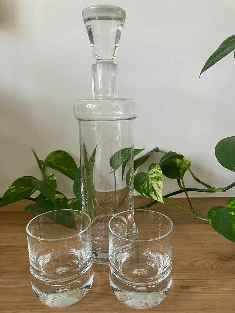 Whisky karaf met 2 glazen, Ophalen, Gebruikt, Overige typen