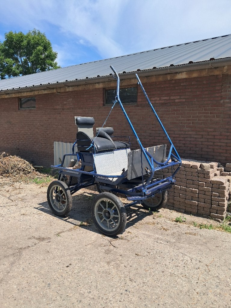 Leuke menwagen en mentuig te koop maat cob, Dieren en Toebehoren, Gebruikt, Overige typen, Pony