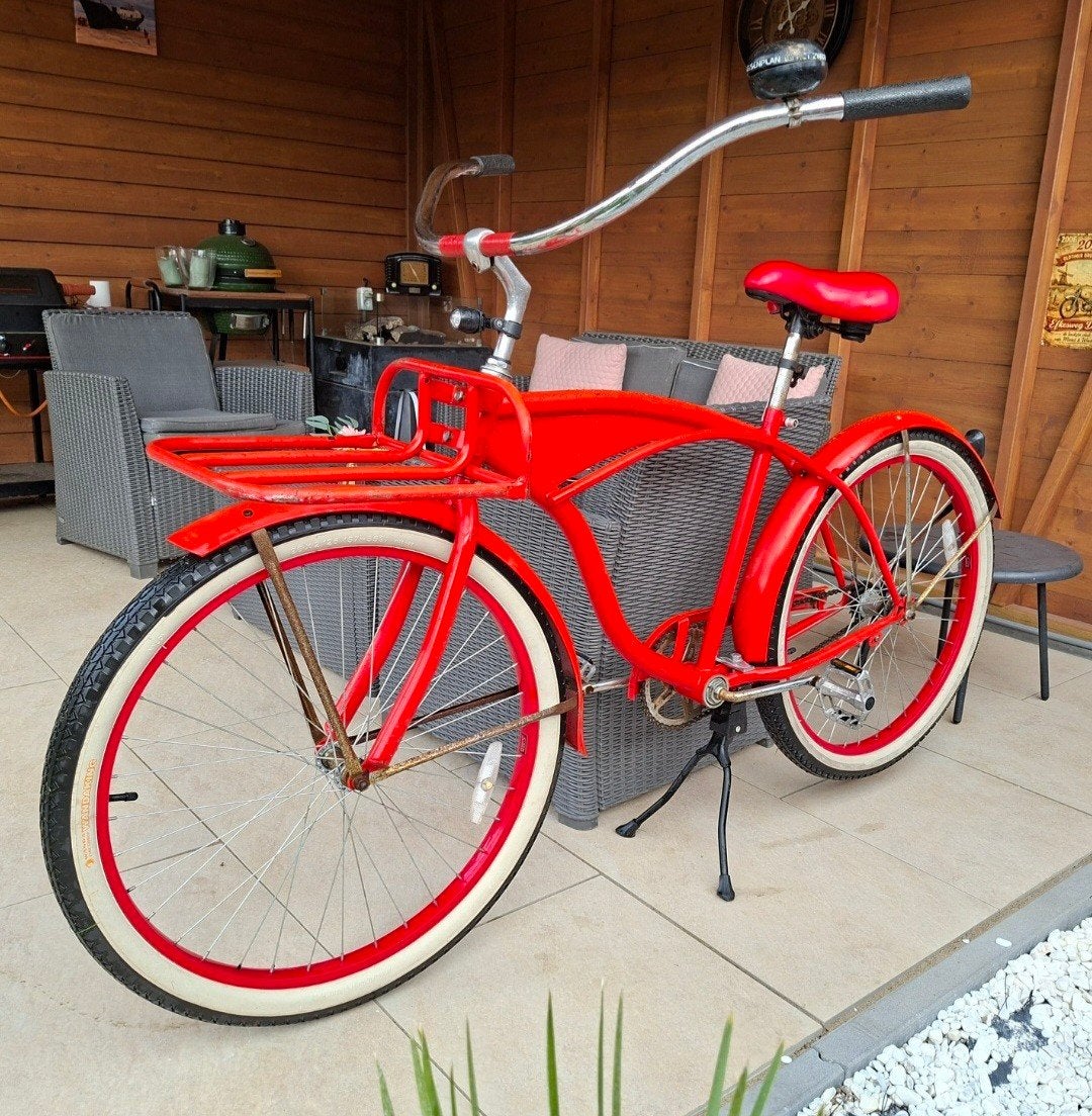 amerikaanse Beachcruiser jaren 80, Fietsen en Brommers, Ophalen, Staal