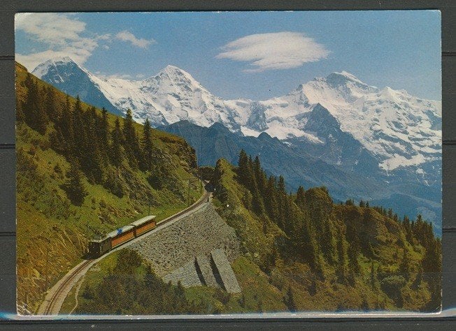 Locomotief Lok Schyungi Bahn Foto-Ansichtkaart Trein t-230, Ophalen of Verzenden, Zo goed als nieuw, Trein, Kaart of Prent