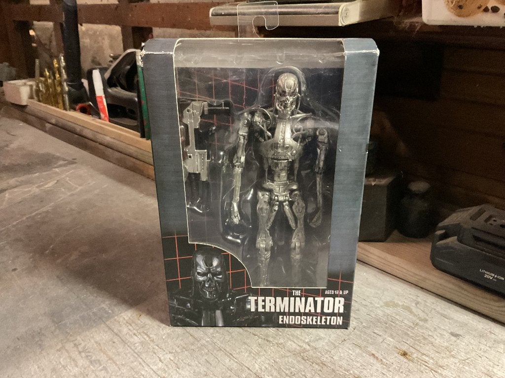 The Terminator Endoskeleton 7-inch, Ophalen of Verzenden, Actiefiguur of Pop