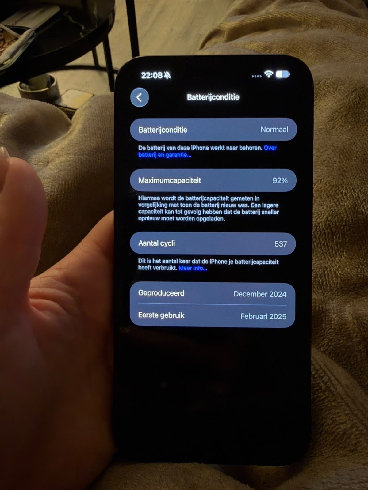 iPhone 16 plus 128GB Zwart - 92% batterijconditie, 92 %, 128 GB, Ophalen of Verzenden, Zo goed als nieuw
