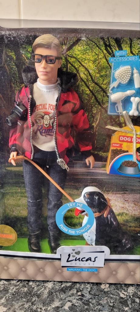 Pop   barbie man     lucas, Ophalen of Verzenden