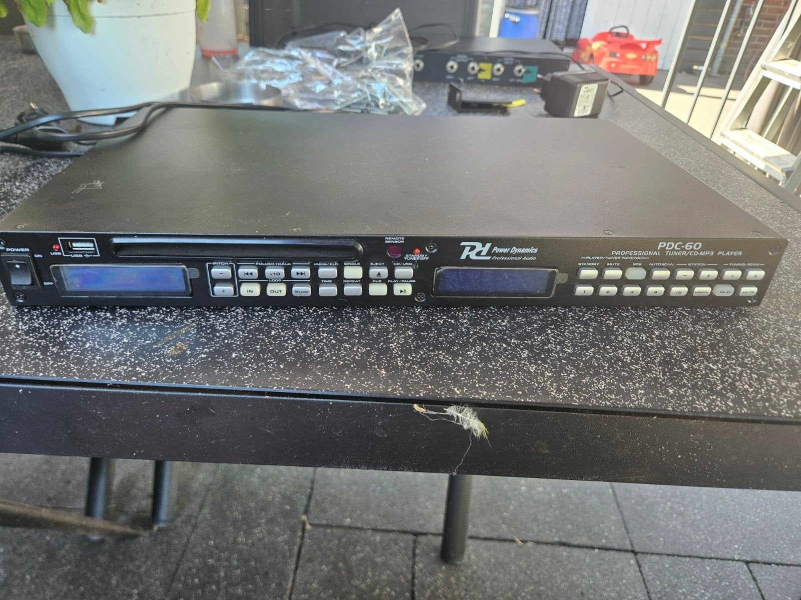 Power Dynamics PDC-60 Professionele Tuner/CD/MP3 Speler, Ophalen, Gebruikt, Overige merken, Met radio
