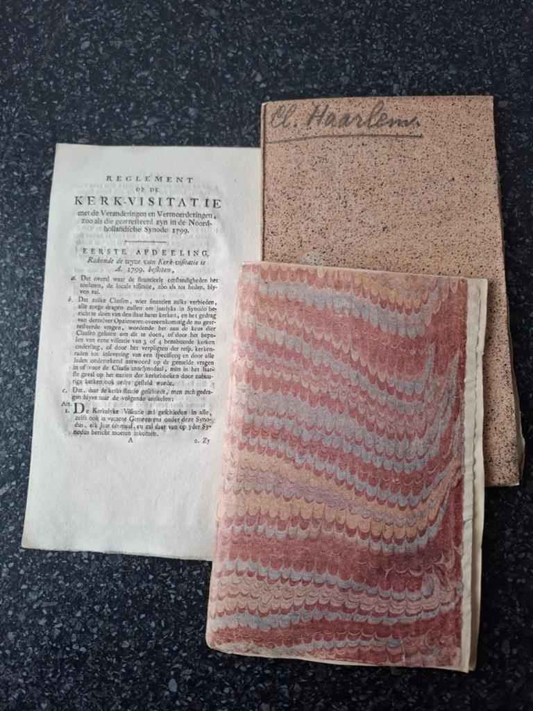 classis Haarlem 1750, 1787, Antiek en Kunst, Antiek | Boeken en Bijbels, Ophalen of Verzenden
