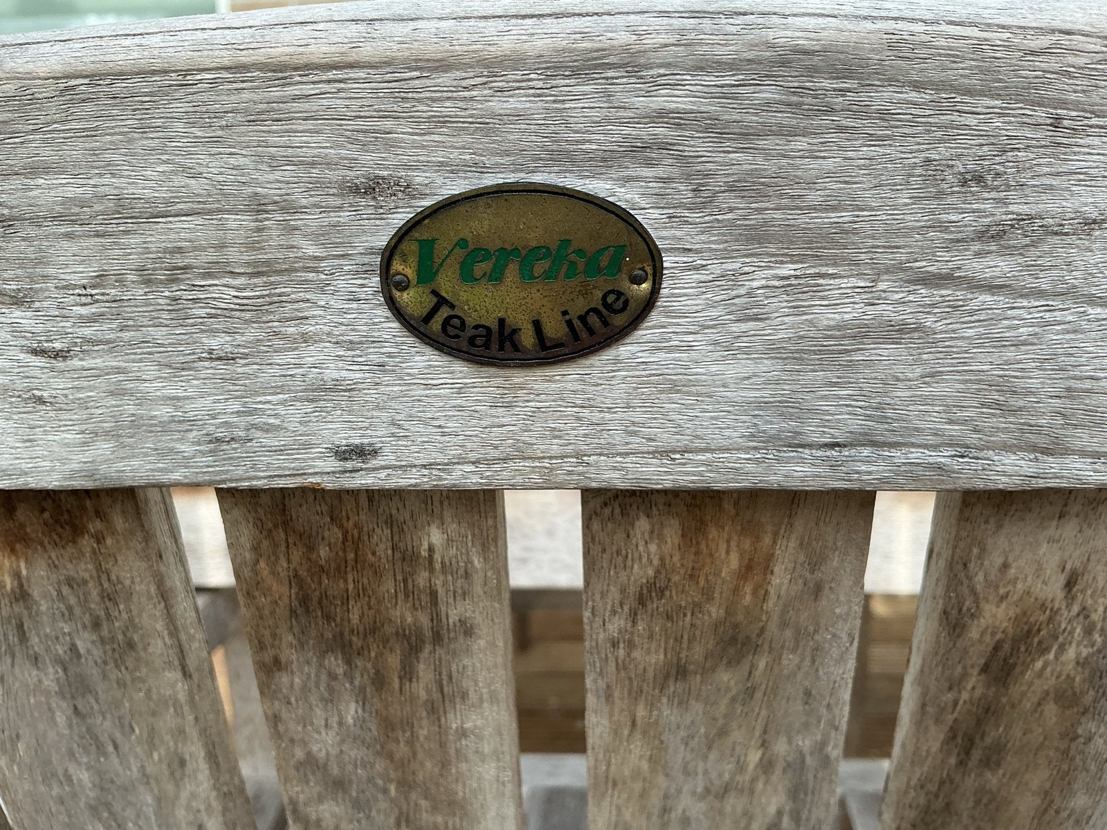 Teak eethoek buiten - Tafel 2.40x1.10 met 7 stoelen, Tuin en Terras, Ophalen, Gebruikt, Eettafel, Teakhout