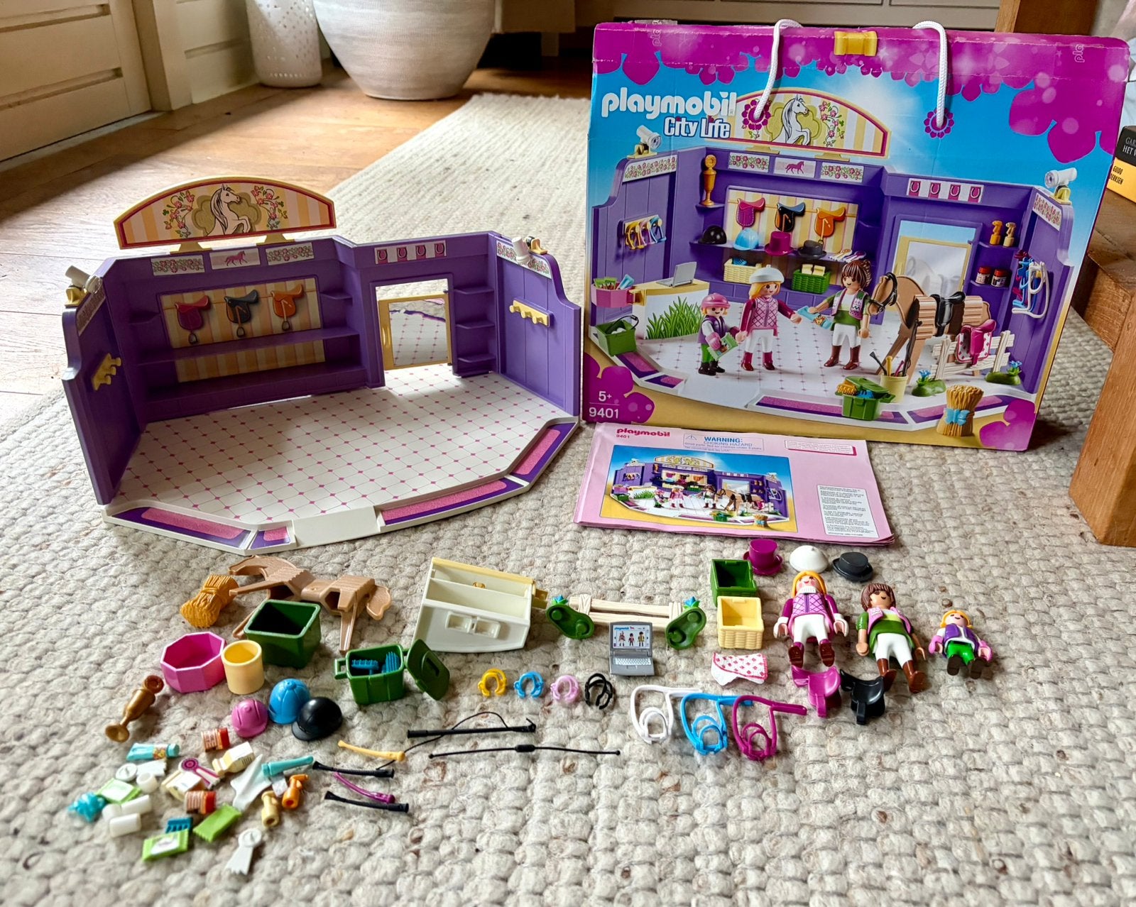 Playmobil City Life 9401 Ruitersportwinkel, Ophalen of Verzenden, Zo goed als nieuw